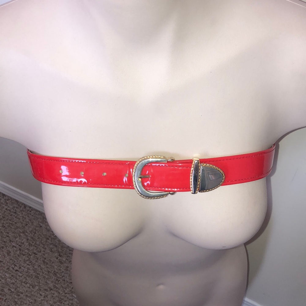 Vintage red belt